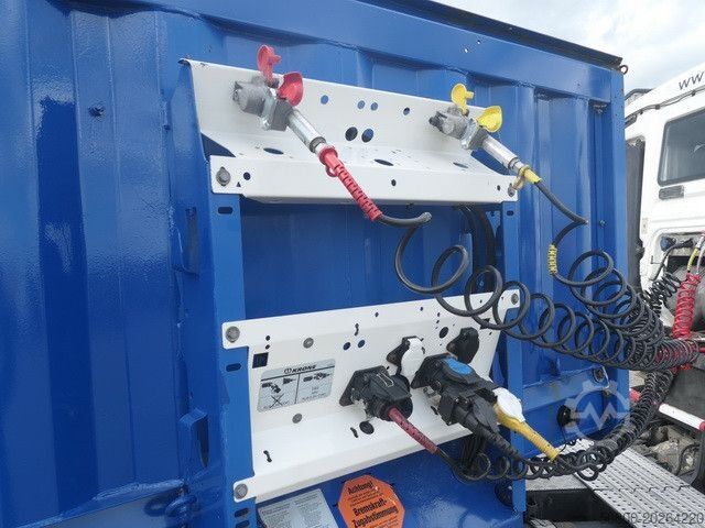 Arbejdsplatform sættevogn KRONE SD, Containerverschlüsse, Luft-Lift, BPW, Rungen