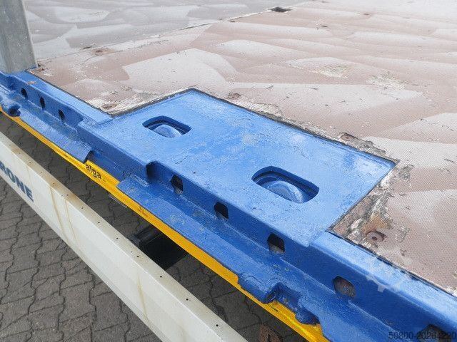 Arbejdsplatform sættevogn KRONE SD, Containerverschlüsse, Luft-Lift, BPW, Rungen