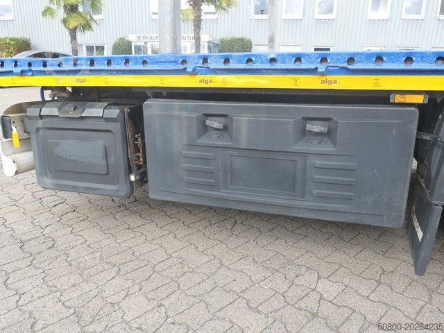 Open oplegger KRONE SD, Containerverschlüsse, Luft-Lift, BPW, Rungen