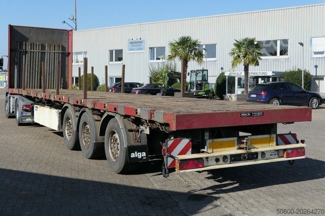 Werkplatform oplegger  Wiese S3-36PL-S, Verbreiterbar, Gelenkt, Luftfe.