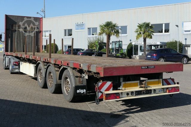 Auflieger mit offener Pritsche  Wiese S3-36PL-S, Verbreiterbar, Gelenkt, Luftfe.