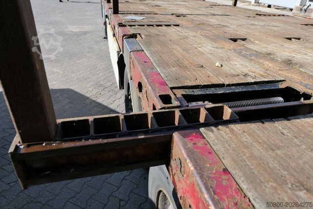 Auflieger mit offener Pritsche  Wiese S3-36PL-S, Verbreiterbar, Gelenkt, Luftfe.
