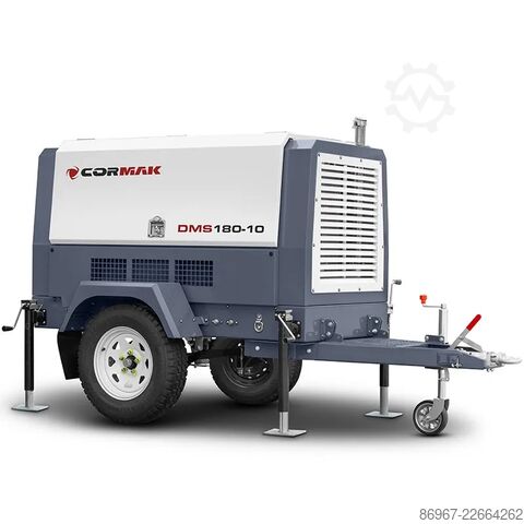 Compressor de ar a combustão, compressor móvel CORMAK DMS180-10 10BAR
