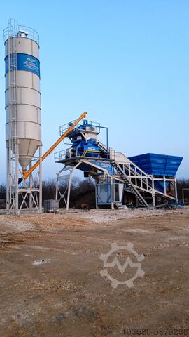 Mobile Concrete Batching Plant PLUSMIX PLUS MT100