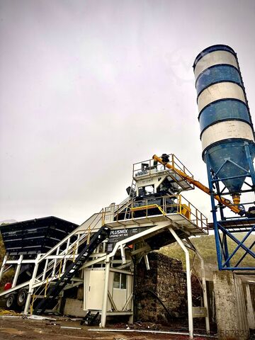 Mobile Concrete Batching Plant PLUSMIX PLUS MT100