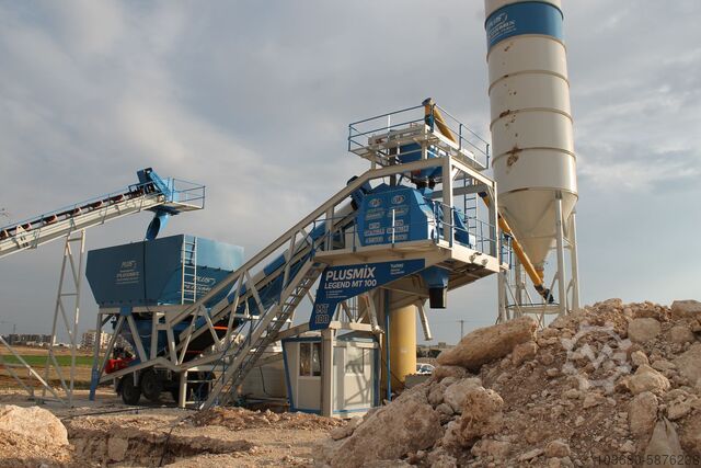 Mobile Betonmischanlage PLUSMIX PLUS MT100