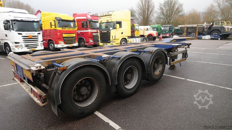 Přeprava kontejnerů D-tec FT-43-03-V Flexitrailer multi container chassis...