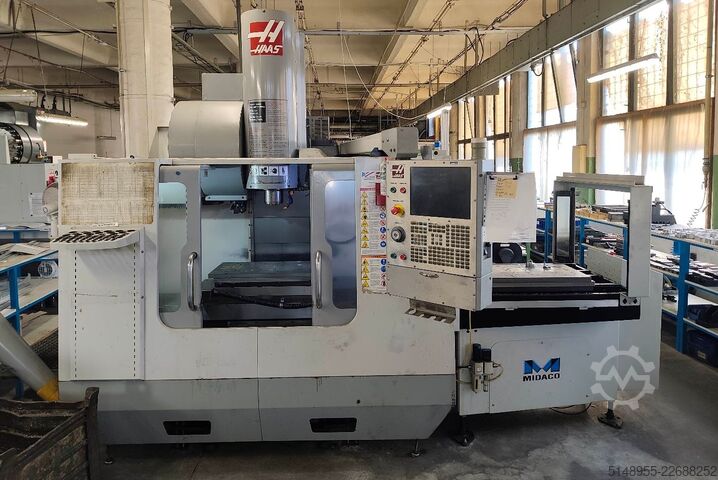 Verticale bewerkingscentrum HAAS VF-2SSHE + MIDACO Pallet System