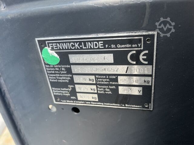 Elektrische vorkheftruck 3 wielen Linde E16C-01