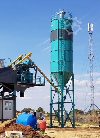 Cement silo, silosi, beton silo CONSTMACH 75 Ton Capacity Cement Silo