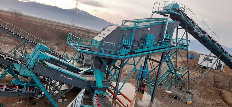 Impianto di lavaggio sabbia / Impianto di lavaggio ghiaia Constmach Sand Washing Machines Screw sand washer (spiral sand washing)
