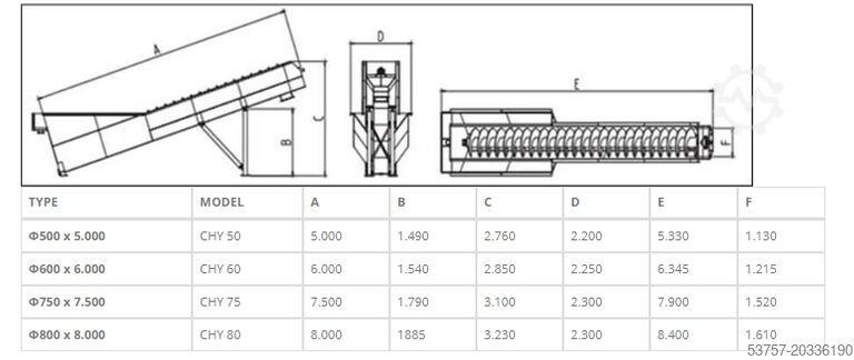 Impianto di lavaggio sabbia / Impianto di lavaggio ghiaia Constmach Sand Washing Machines Screw sand washer (spiral sand washing)