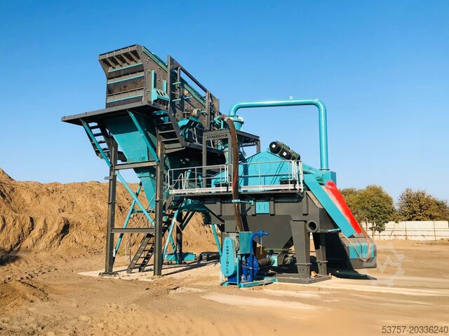 Susuzlaştırma eleği / Kum yıkama makinesi Constmach Dewatering Screen Dewatering screen and hydrocyclones