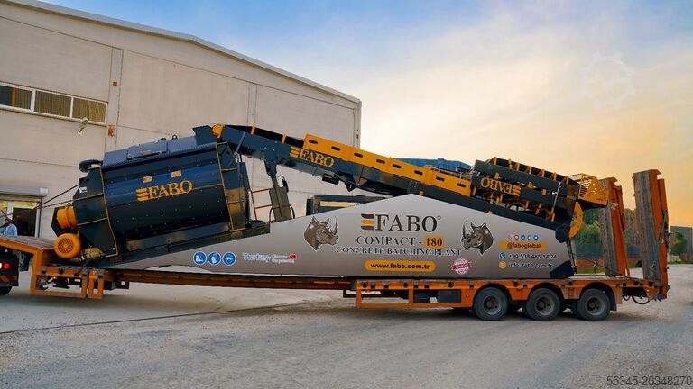 Stationaire betoncentrale 180m³ Stationary Concrete Batching Plant 180m³ Stationary Concrete Batching Plant