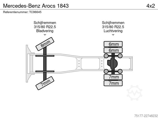 Standardni SZM Mercedes-Benz Arocs 1843