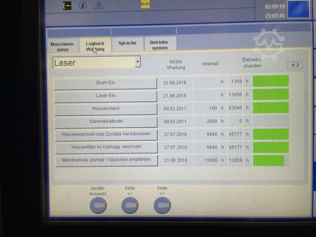 CO2-laser med kylaggregat TRUMPF Lasertechnik TruFlow 3200
