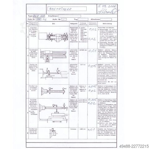 Tokarka uniwersalna VDF Boehringer DUE 500