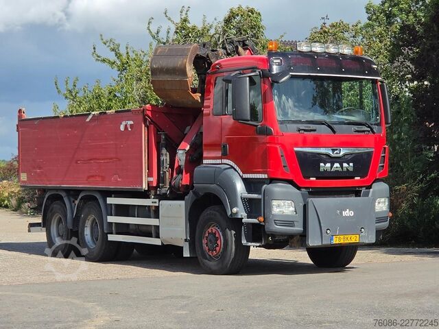 Volquete de 3 lados MAN TGS 420 !!6X6!! Z-KRAAN KIPPER NL TRUCK TOP!!