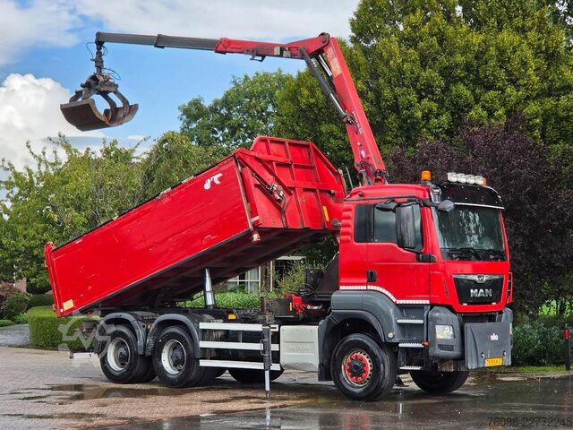 Volquete de 3 lados MAN TGS 420 !!6X6!! Z-KRAAN KIPPER NL TRUCK TOP!!