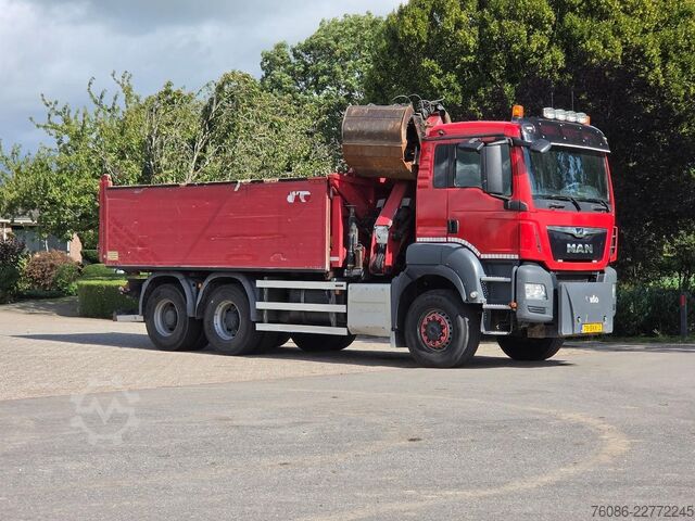 Volquete de 3 lados MAN TGS 420 !!6X6!! Z-KRAAN KIPPER NL TRUCK TOP!!