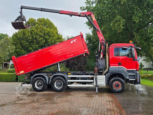 Volquete de 3 lados MAN TGS 420 !!6X6!! Z-KRAAN KIPPER NL TRUCK TOP!!