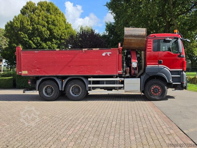 Volquete de 3 lados MAN TGS 420 !!6X6!! Z-KRAAN KIPPER NL TRUCK TOP!!