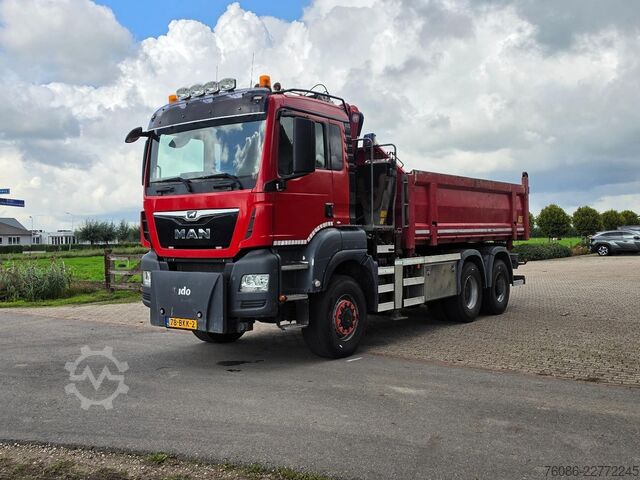 Volquete de 3 lados MAN TGS 420 !!6X6!! Z-KRAAN KIPPER NL TRUCK TOP!!