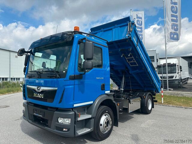 Camion benne MAN TGM 15.290/Kipper/4x2/NL7,7To/AHK/Nur 61 tkm/Top