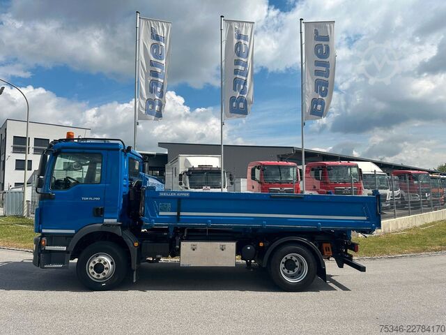 Camion benne MAN TGM 15.290/Kipper/4x2/NL7,7To/AHK/Nur 61 tkm/Top