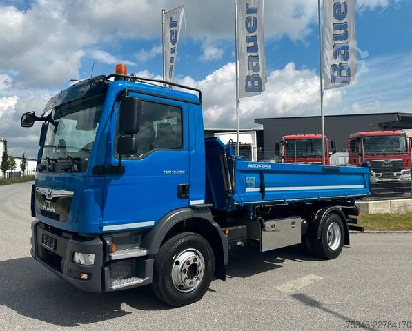 Camion benne MAN TGM 15.290/Kipper/4x2/NL7,7To/AHK/Nur 61 tkm/Top