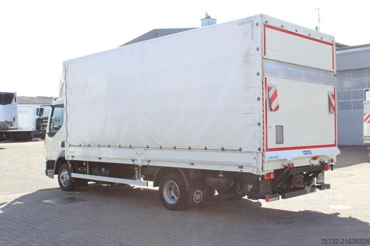 Camion bâché Daf LF 210 Pritscheplane Bordwände ACC AHK 148 Tkm