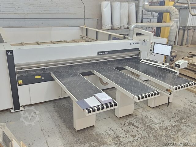 Horizontal panel saw with pressure beam HOMAG SAWTEQ B-200 optimat