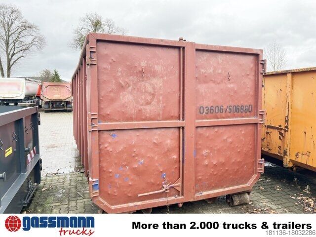 Abrollcontainer  Abrollcontainer mit Kran, HMF 1144 K1 TS, 21m³