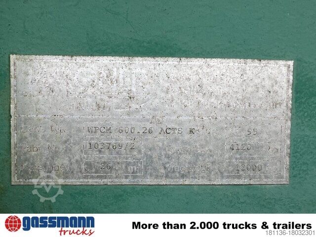 Afzetcontainer Wagner WPCM 600.26, 26m³