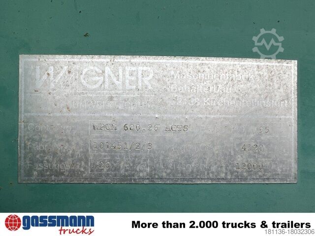 Afzetcontainer Wagner WPCM 600.26, 26m³