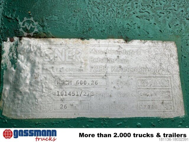 Afzetcontainer Wagner WPCM 600.26, 26m³