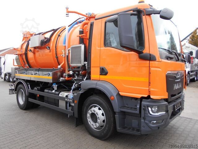 Vakuumtanktankvogn MAN TGM 18.320 4x2 BL / Faros 10/0,5