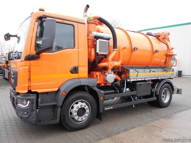 Vakuumtanktankvogn MAN TGM 18.320 4x2 BL / Faros 10/0,5