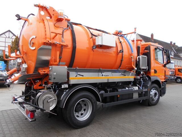 Vakuumtanktankvogn MAN TGM 18.320 4x2 BL / Faros 10/0,5
