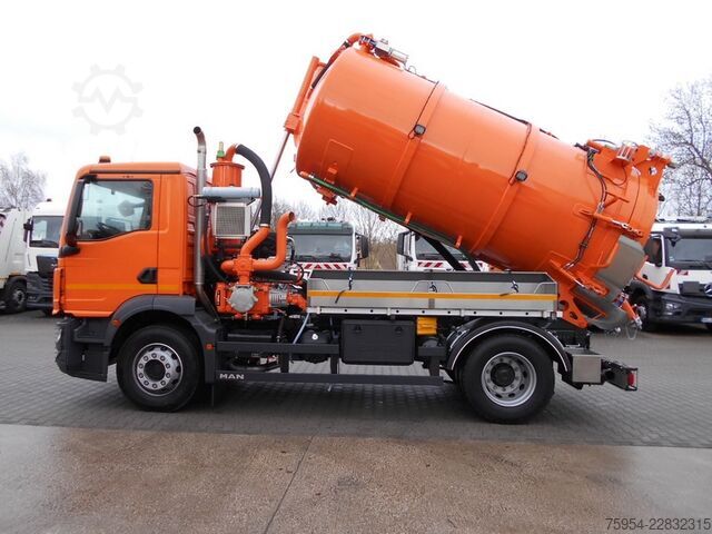 Vakuumtanktankvogn MAN TGM 18.320 4x2 BL / Faros 10/0,5