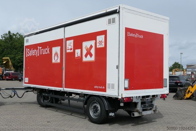 Remolque caja Wüllhorst PRA, seitlich zum Öffnen, Luftfederung