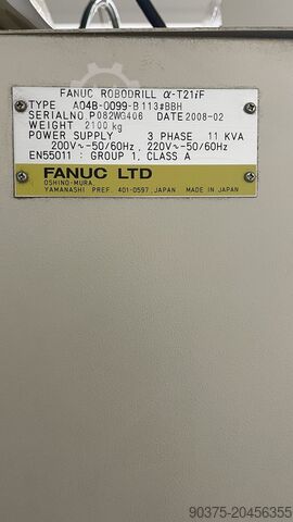 Robodrill T21 Fanuc Robodrill T21a