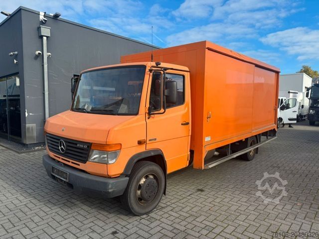 Vrachtwagen met bakwagen MERCEDES-BENZ 816 D VARIO Koffer *Ahk*