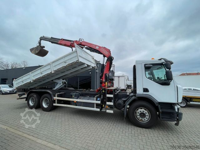 Autolaadkraan RENAULT Premium Lander 310.26 6x4 Kipper /Kran