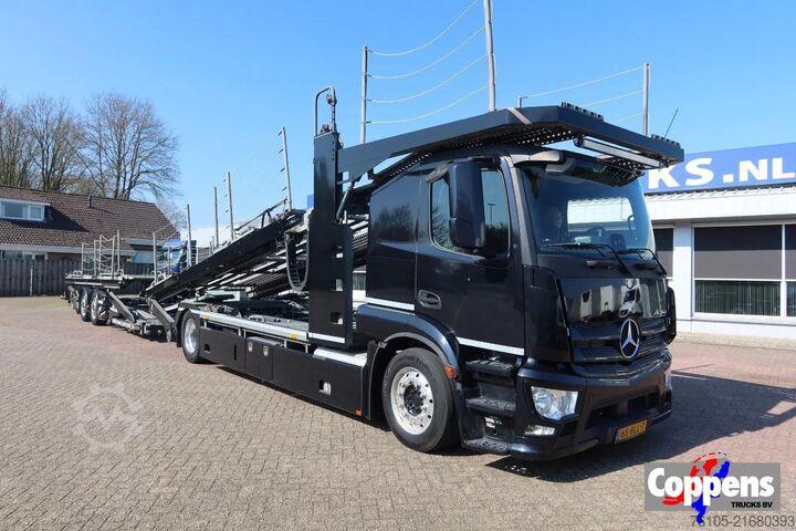 Araba taşıyıcı panelvan Mercedes-Benz Actros 1840 4x2 Groenewold auto-transporter, 9 ...