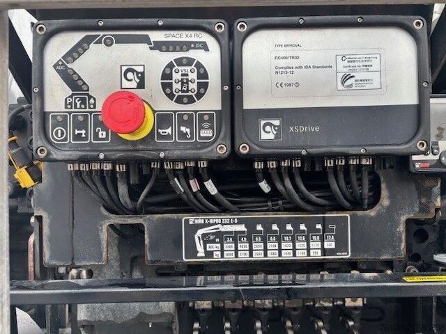 üç taraflı damperli kamyon Mercedes-Benz Arocs 2846 Kipper+HIAB 232-5