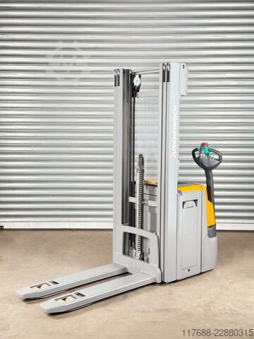 Hoogheffende truck voetganger Jungheinrich EJC 216 + Waage nur 1.271 Std. - Service Neu