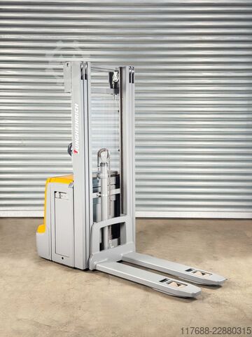 Hoogheffende truck voetganger Jungheinrich EJC 216 + Waage nur 1.271 Std. - Service Neu