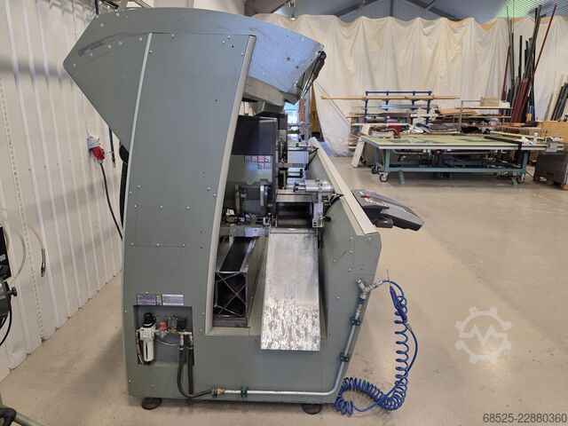 Dubbla kap- och geringssåg + spånsug Emmegi PRECISION TS2 TU/5 + ASPIRATORE MG4