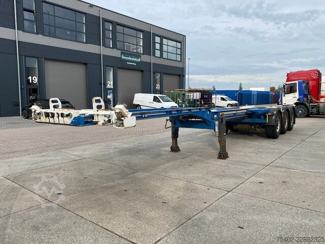 Container transport Renders FCC / BPW + Disc Brakes / 1x Lift Axle / All Co...